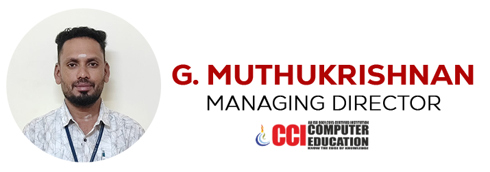 CEO of CCI Computer Education Pudukkottai