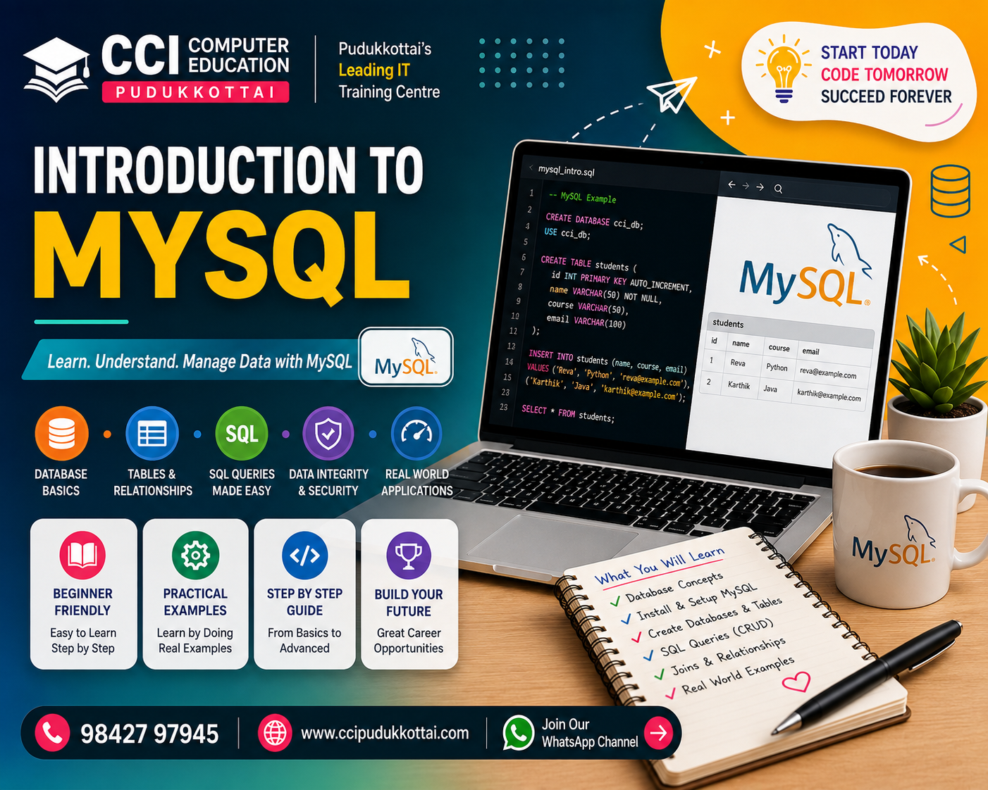 Introduction to MySQL – Learn Database Basics from Scratch