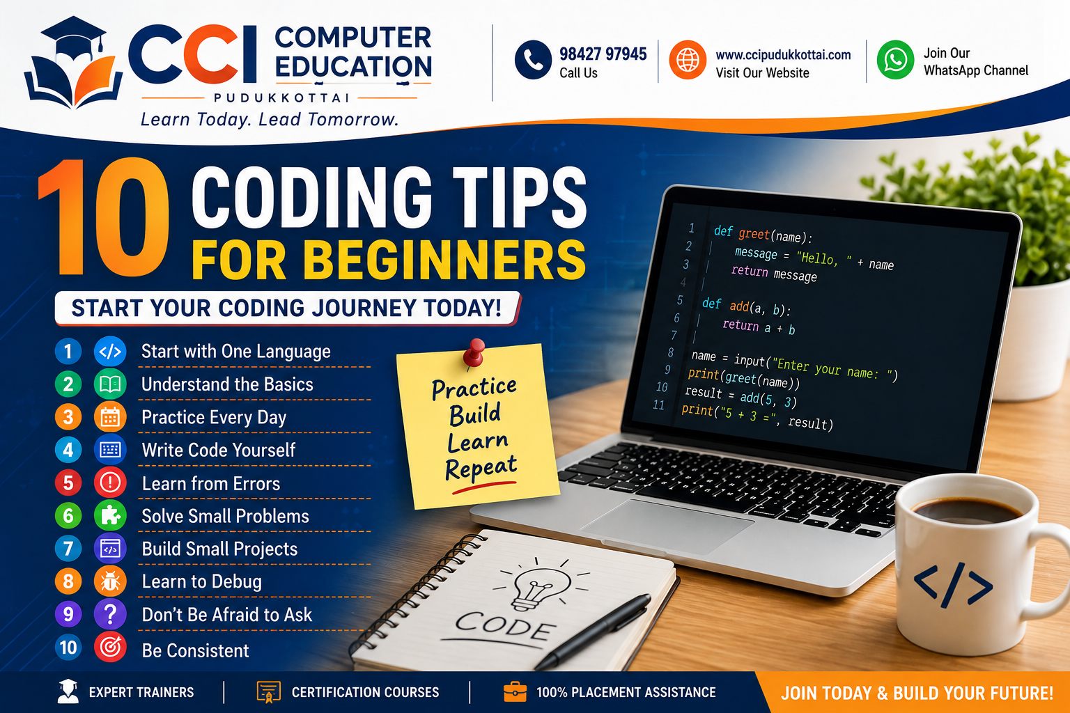 10 Coding Tips for Beginners to Build a Successful IT Career
